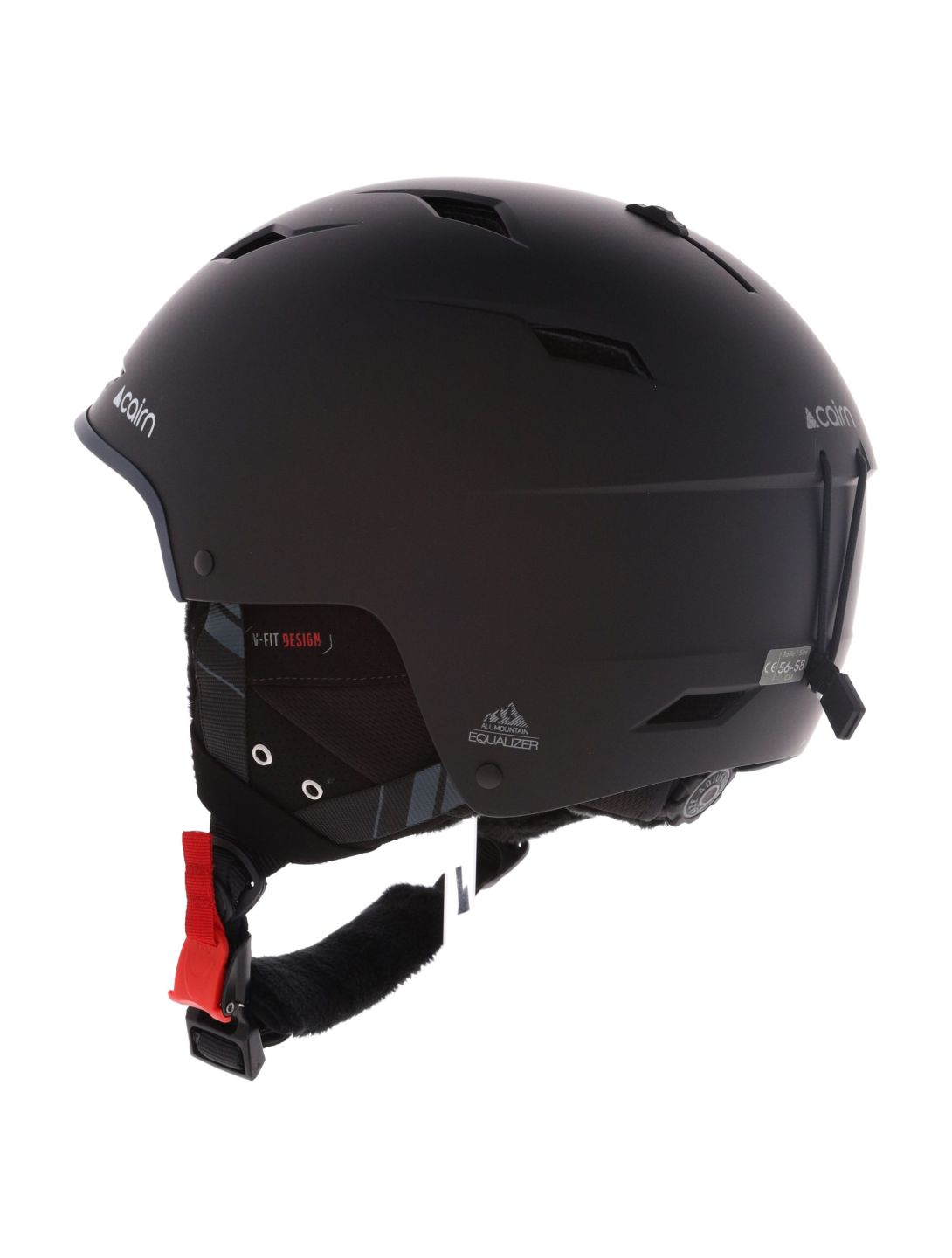 Cairn, Equalizer skihelm unisex Mat Black zwart 