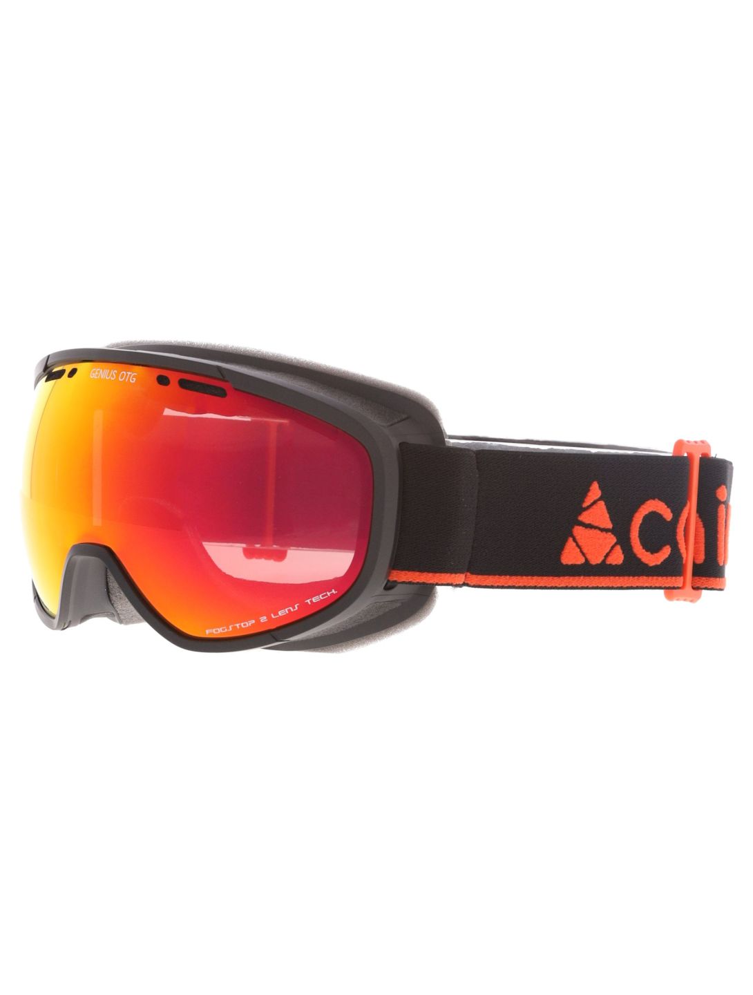 Cairn, Genius OTG skibril unisex Mat Black Orange oranje, zwart 