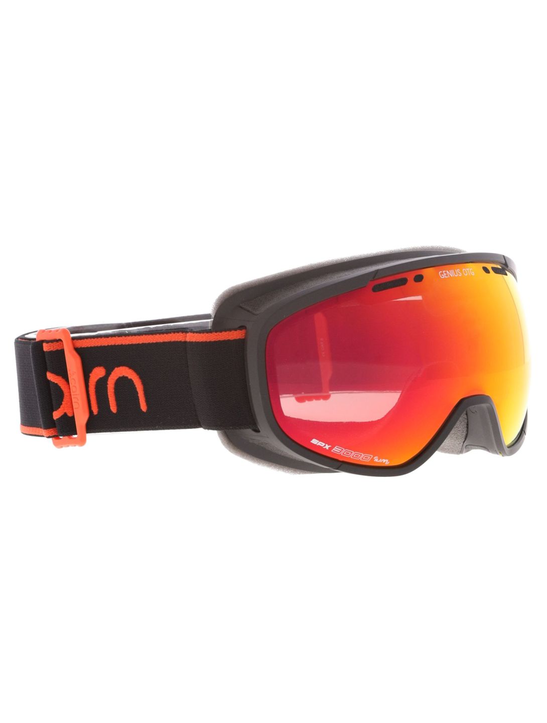 Cairn, Genius OTG skibril unisex Mat Black Orange oranje, zwart 