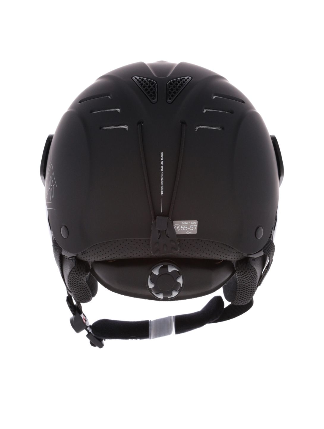 Cairn, Helios Evolight NXT skihelm met vizier unisex Mat Black zwart 