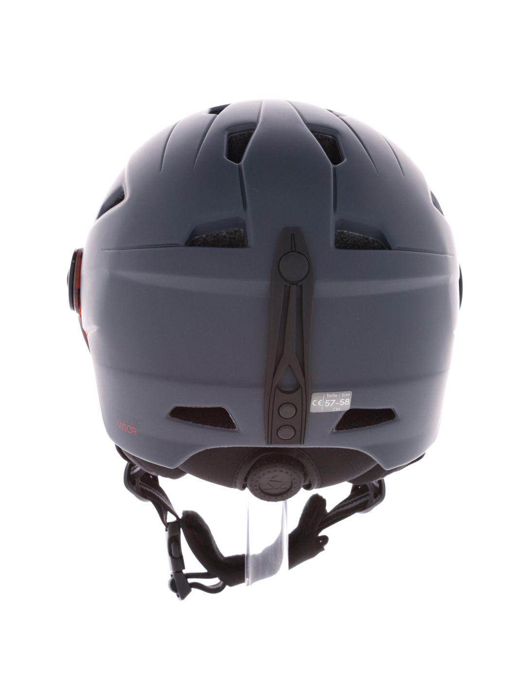 Cairn, Impulse Visor skihelm met vizier unisex Anthracite Grey grijs 