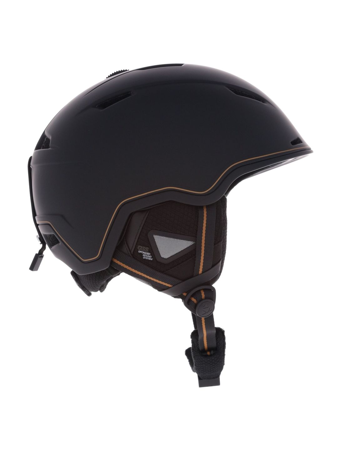 Cairn, Infiniti skihelm unisex Mat Black Gold Goud, zwart 