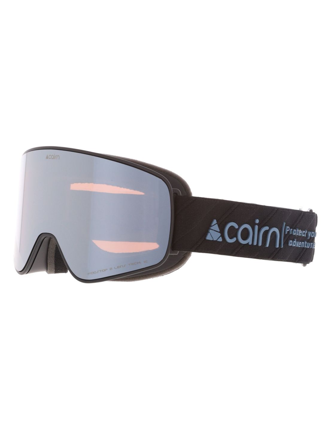 Cairn, Magnitude skibril extra lens unisex Mat Black Powder Blue blauw, zwart 