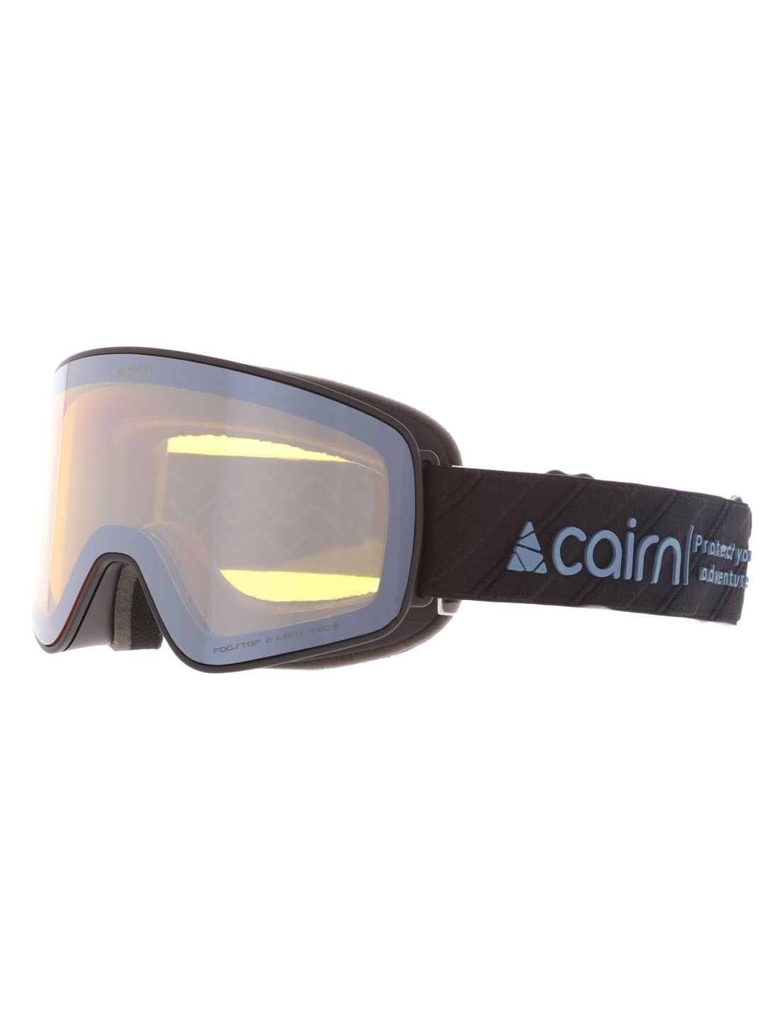 Cairn, Magnitude skibril extra lens unisex Mat Black Powder Blue blauw, zwart 