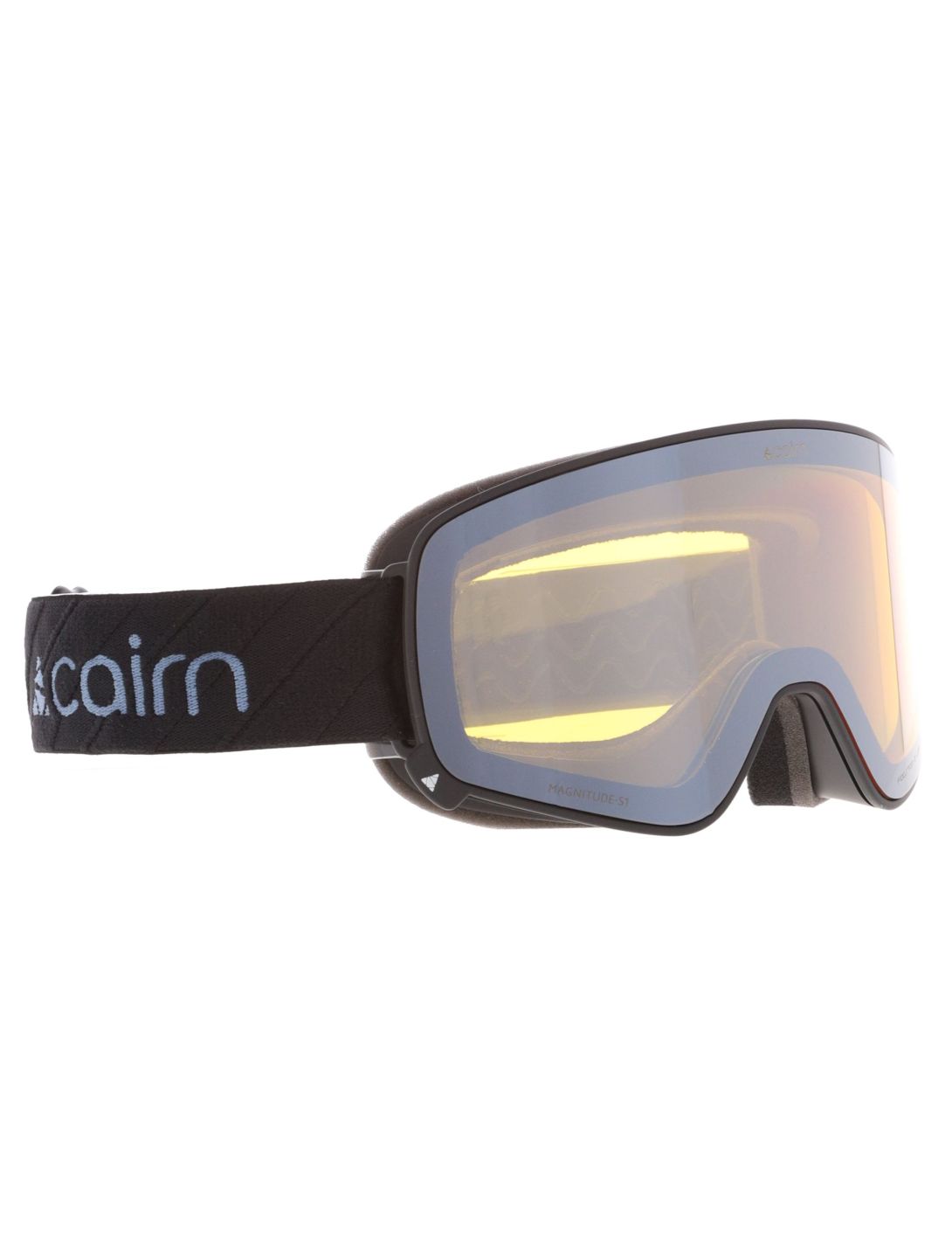 Cairn, Magnitude skibril extra lens unisex Mat Black Powder Blue blauw, zwart 