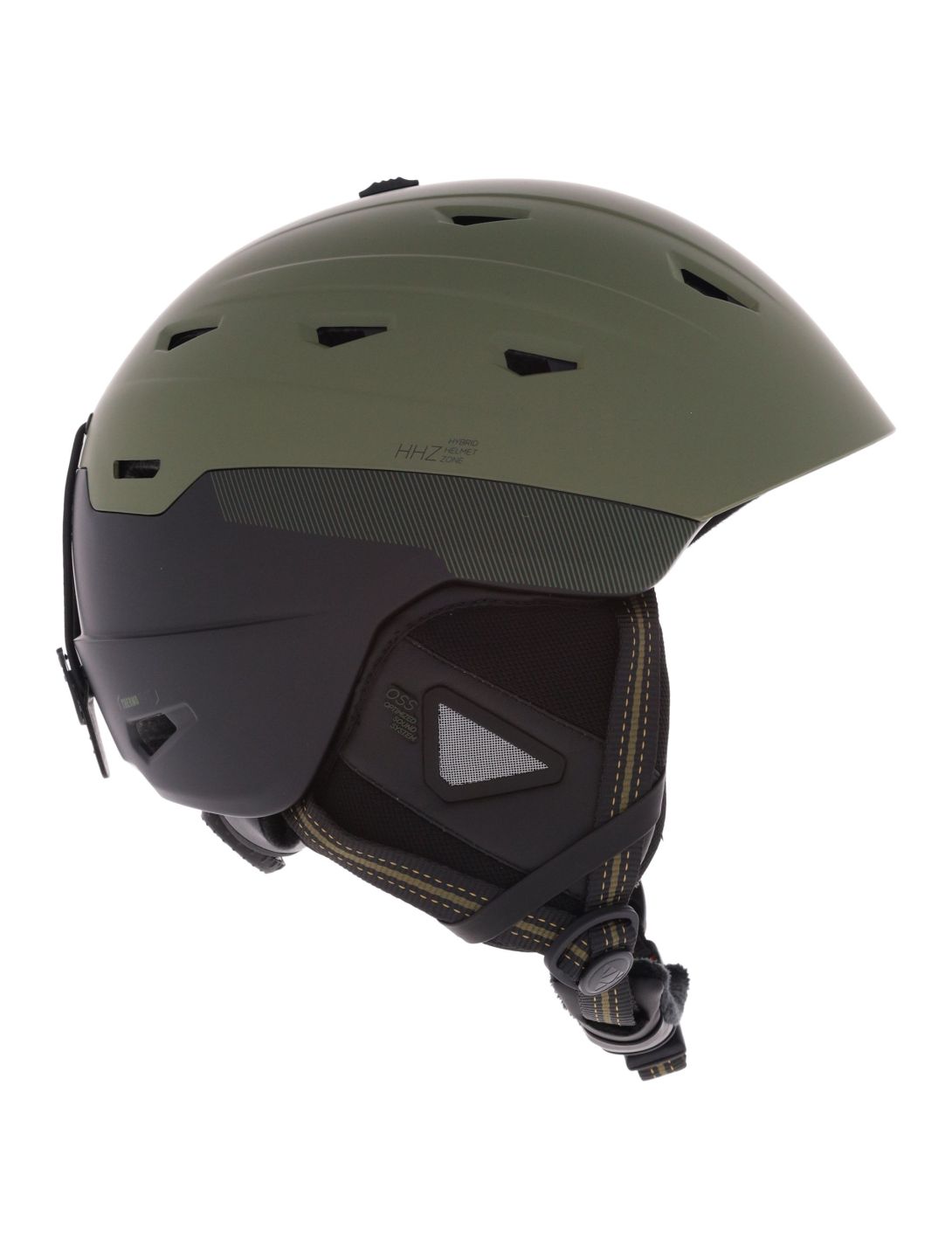 Cairn, Maverick Mips skihelm unisex Mat Metallic Lichen Black groen 