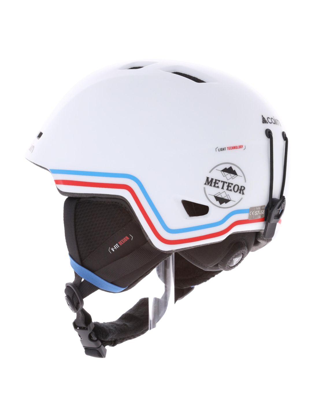 Cairn, Meteor skihelm unisex White Hipster wit 