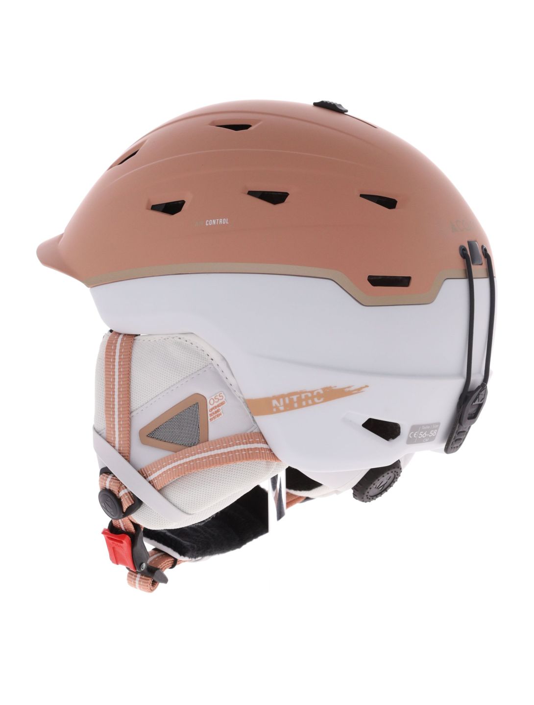 Cairn, Nitro skihelm unisex Mat Latte White beige, wit 