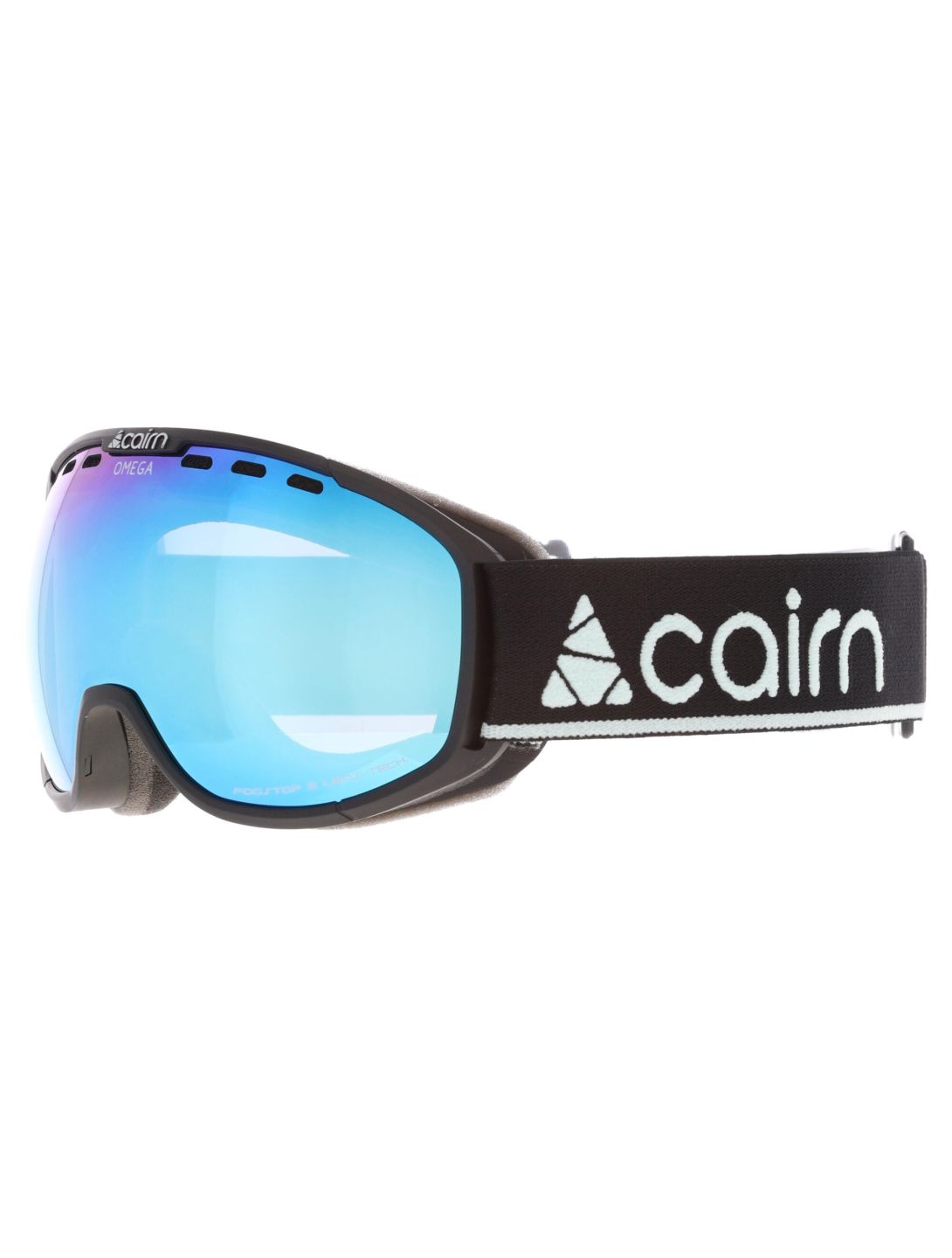 Cairn, Omega skibril unisex Mat Black Ice Blue blauw, zwart 