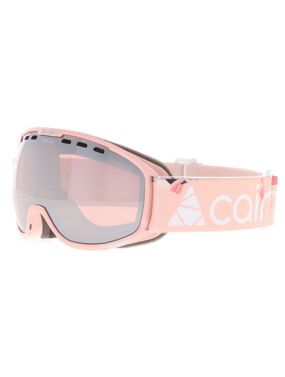 Cairn, Omega skibril unisex Powder Pink Fragment roze 