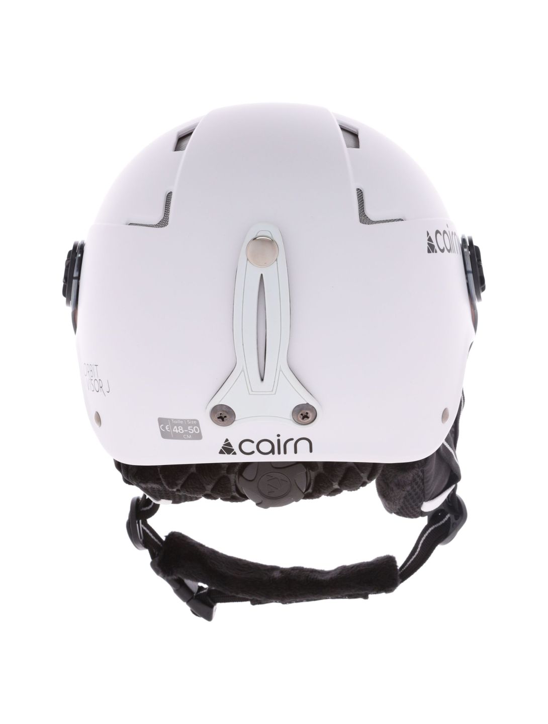 Cairn, Orbit Visor J skihelm met vizier kinderen Mat White wit 