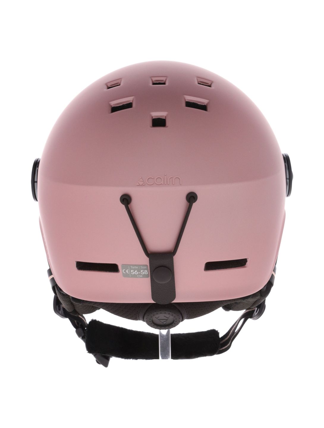 Cairn, Reflex Visor skihelm met vizier unisex Mat Metallic Dust roze 