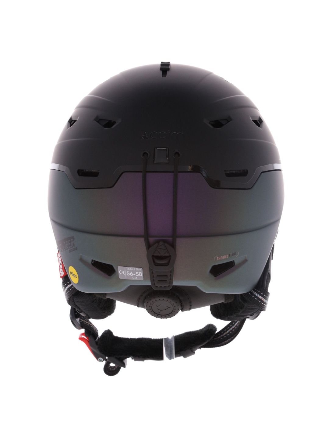 Cairn, Xplorer Rescue MIPS skihelm unisex Mat Black Cameleon multicolor, zwart 