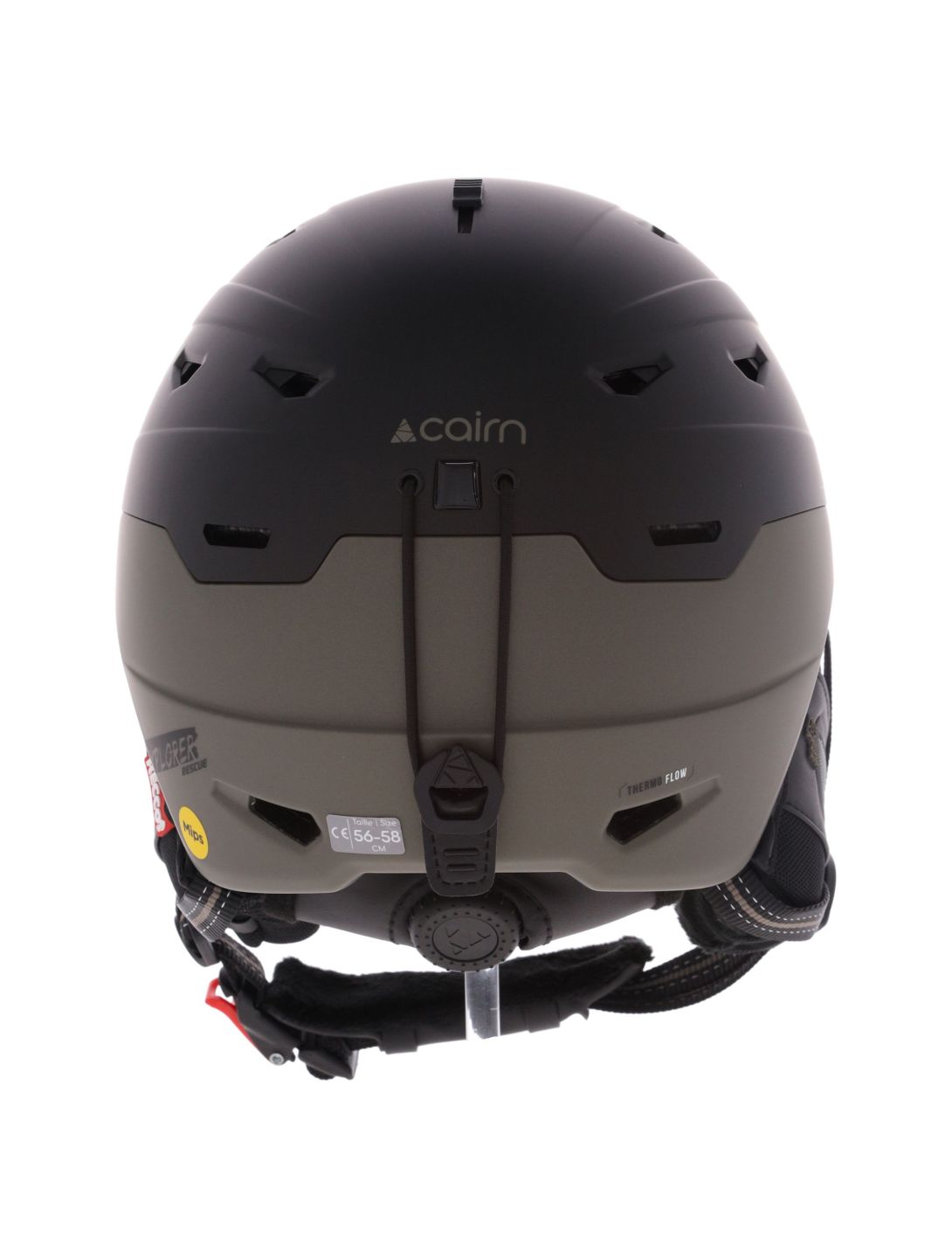 Cairn, Xplorer Rescue MIPS skihelm unisex Mat Black Forest groen, zwart 