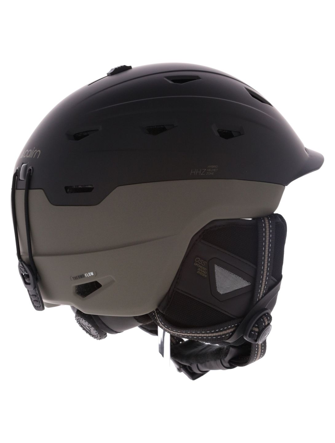 Cairn, Xplorer Rescue MIPS skihelm unisex Mat Black Forest groen, zwart 