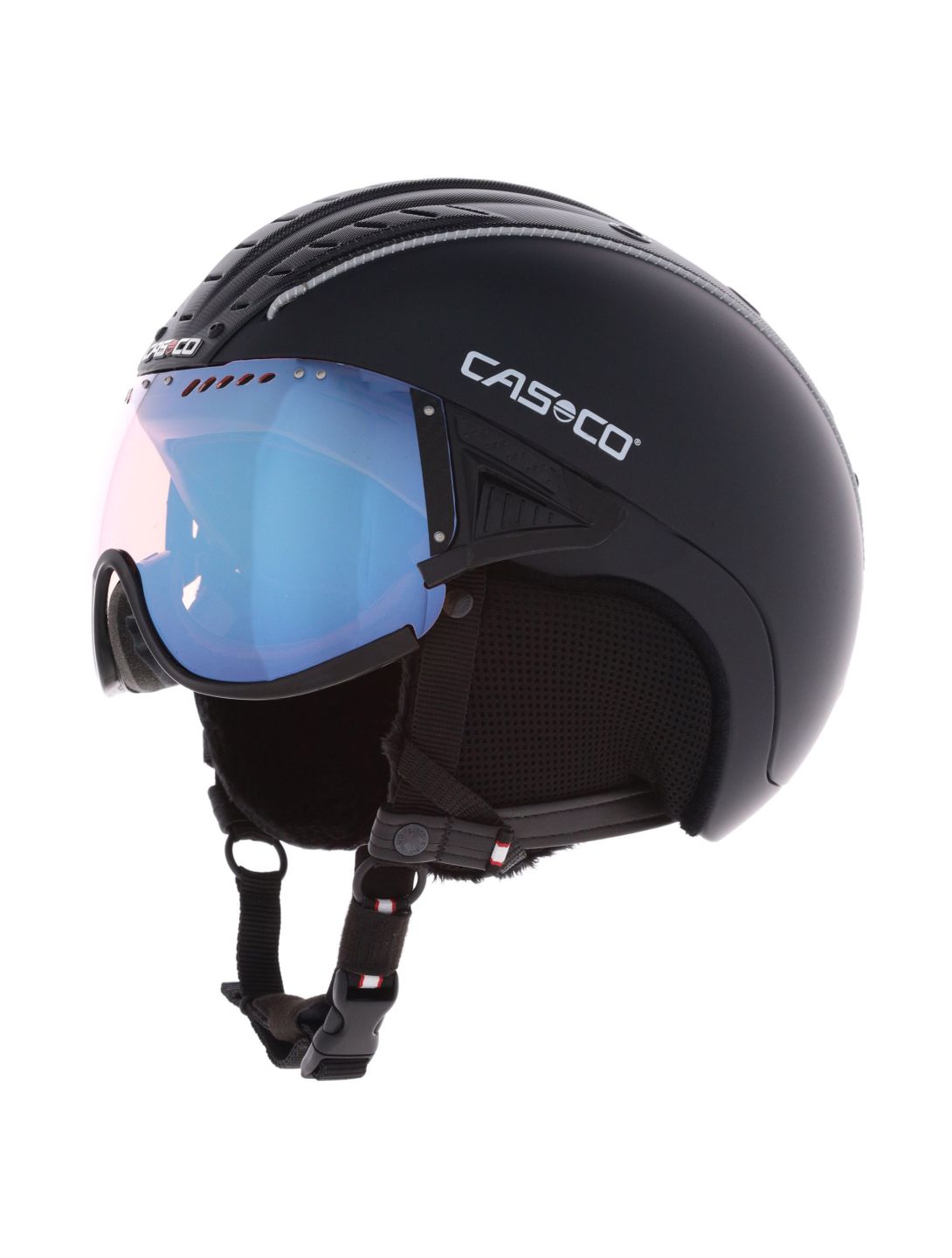 Casco, SP-2 Photomatic skihelm met vizier unisex Black zwart 