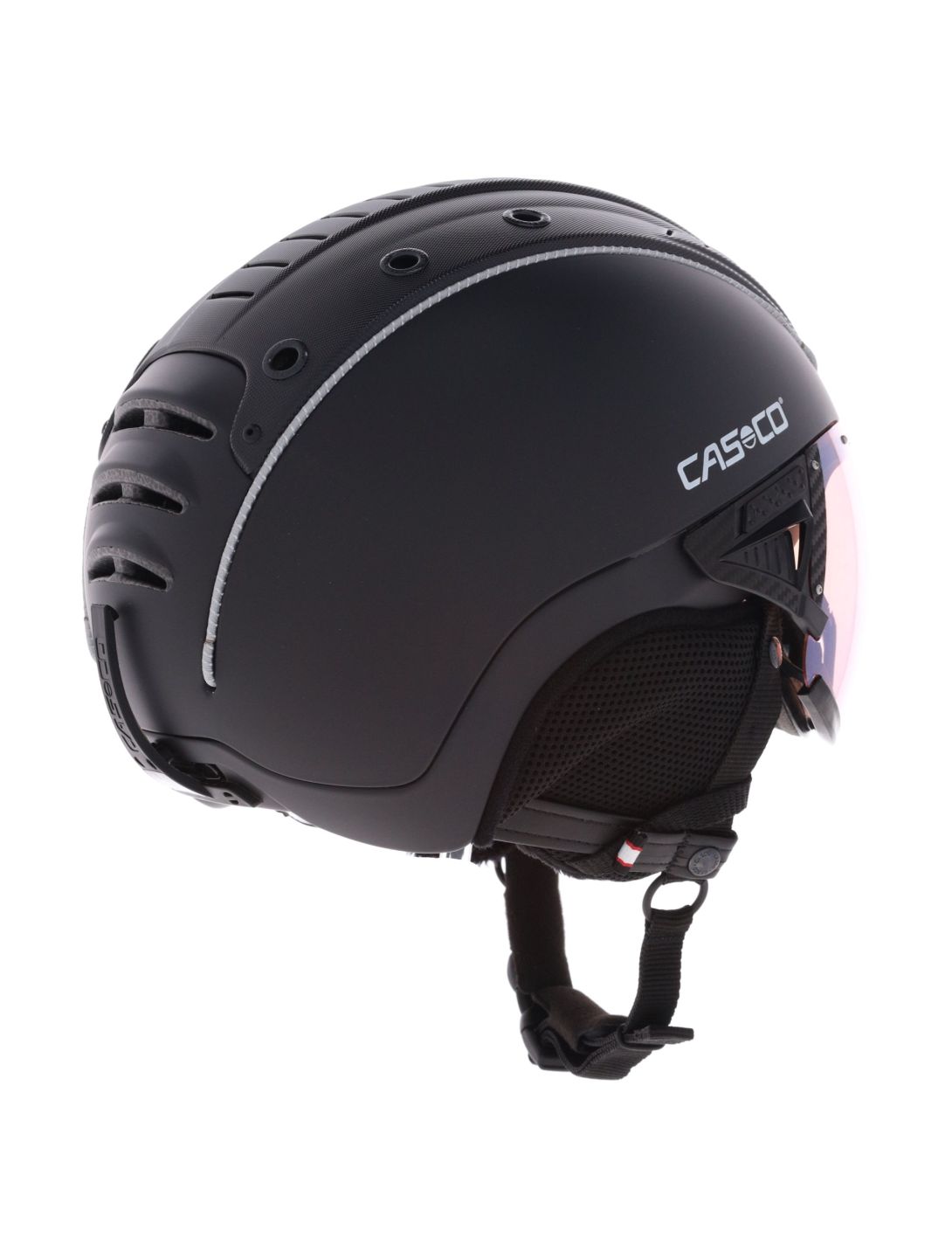 Casco, SP-2 Photomatic skihelm met vizier unisex Black zwart 