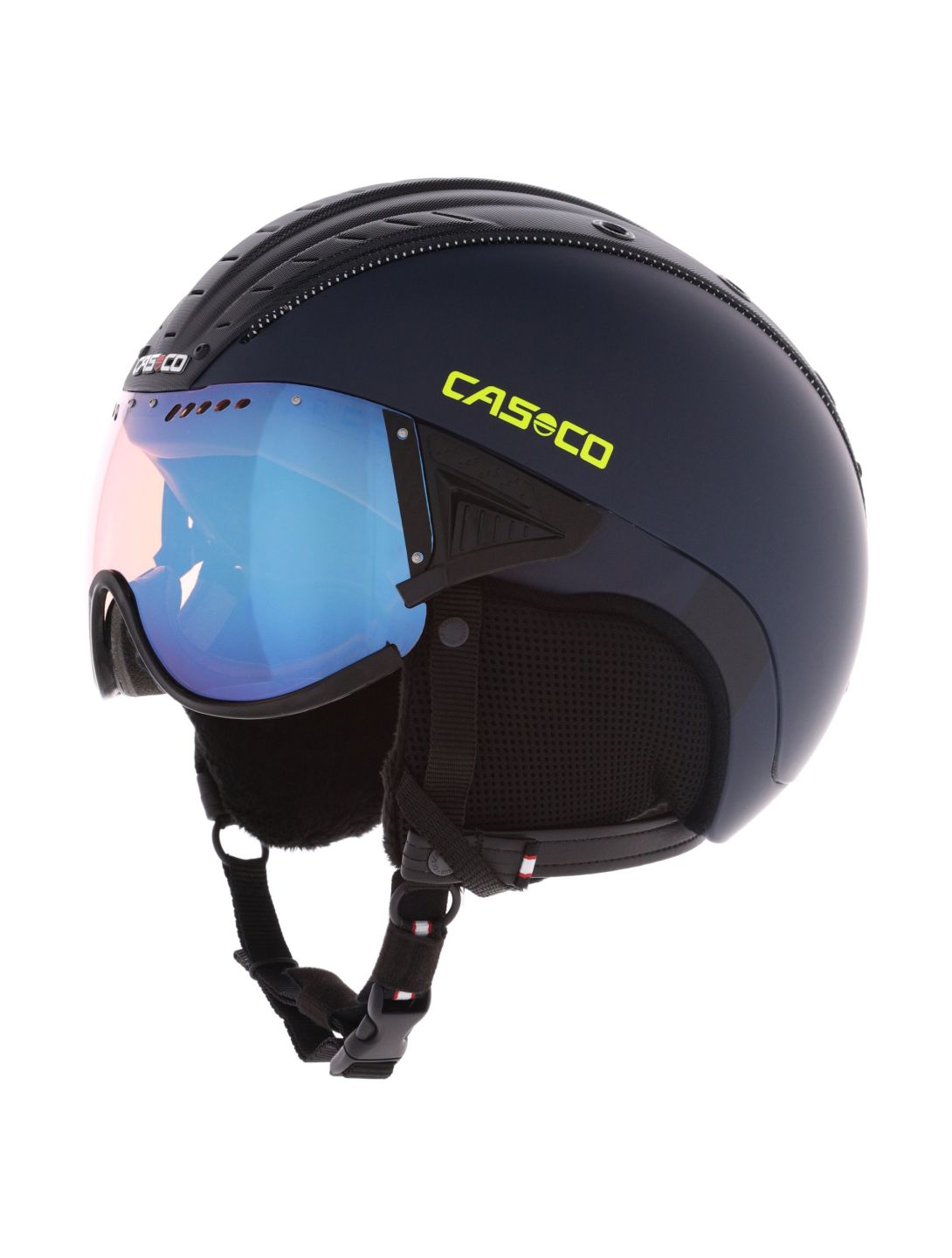 Casco, SP-2 Photomatic skihelm met vizier unisex Retro Blue blauw 