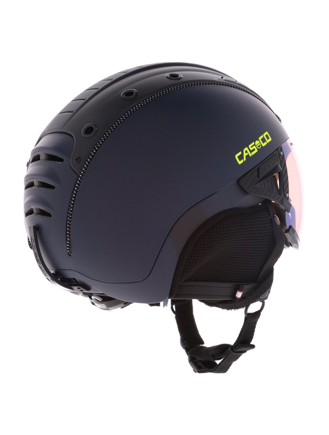 Casco, SP-2 Photomatic skihelm met vizier unisex Retro Blue blauw 