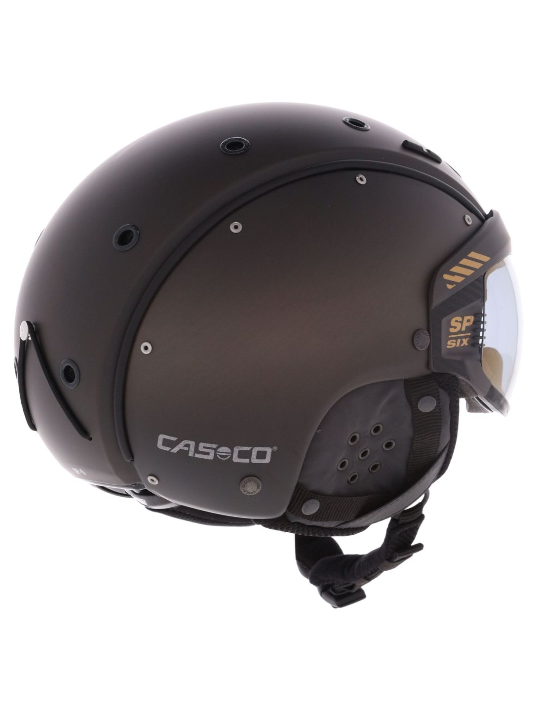 Casco, SP-6 skihelm met vizier unisex Brown Gradient bruin 