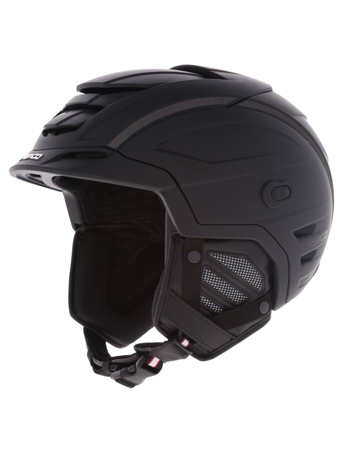 Casco, SP-6 skihelm met vizier unisex Raven Black zwart 