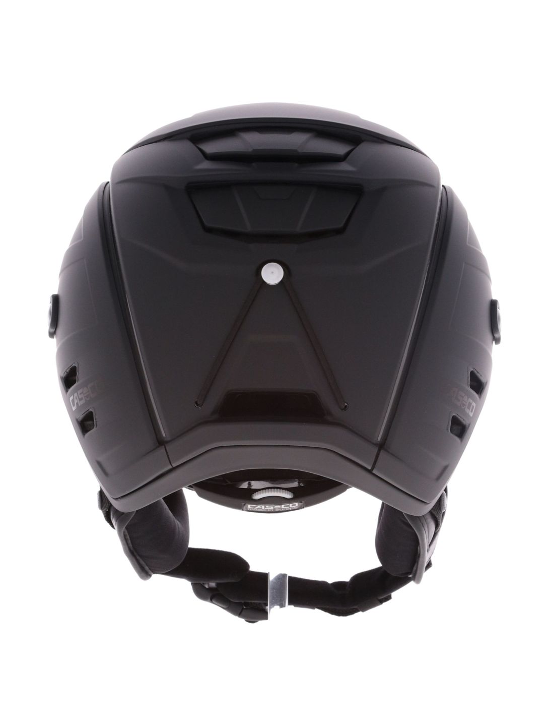 Casco, SP-6 skihelm met vizier unisex Raven Black zwart 