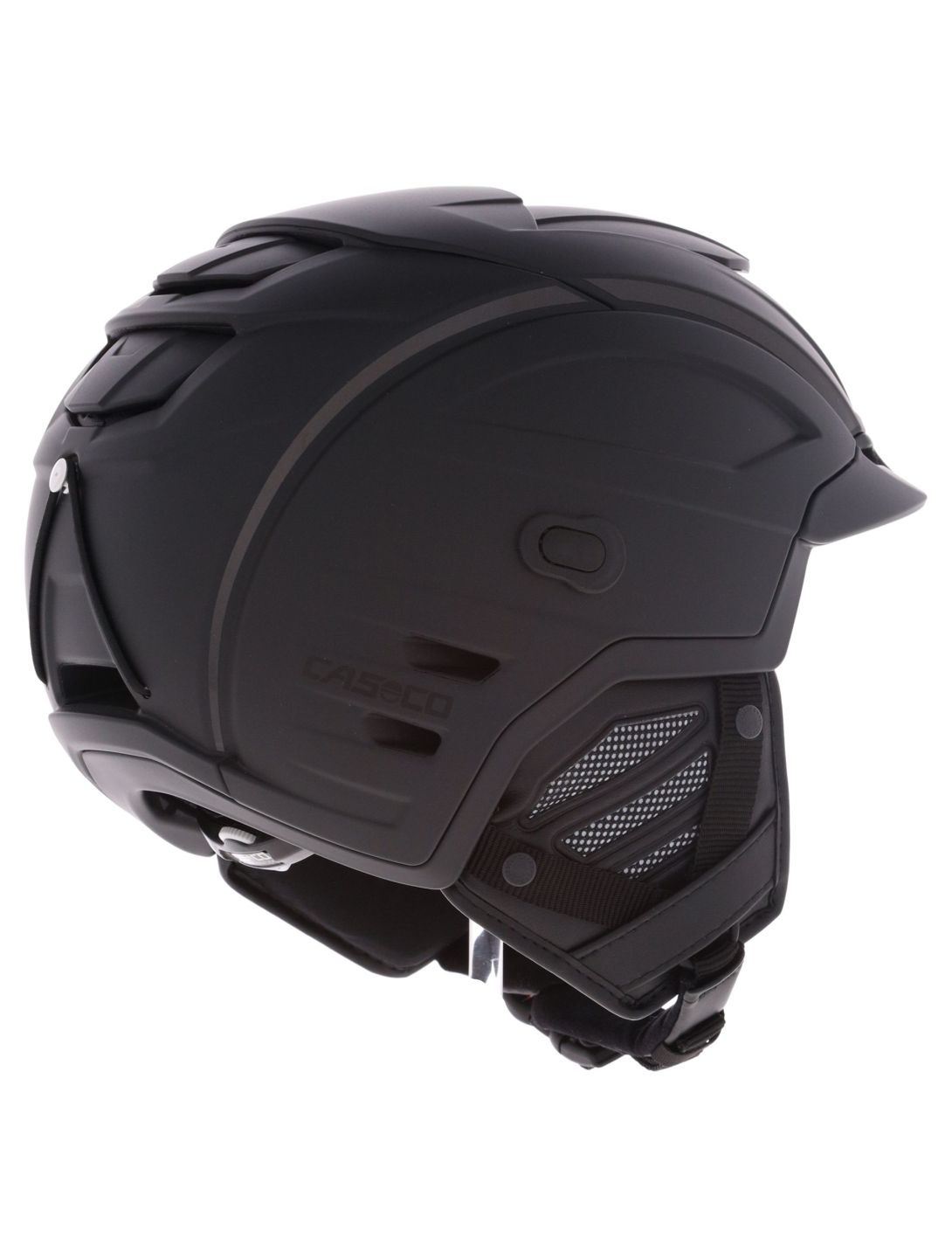 Casco, SP-6 skihelm met vizier unisex Raven Black zwart 