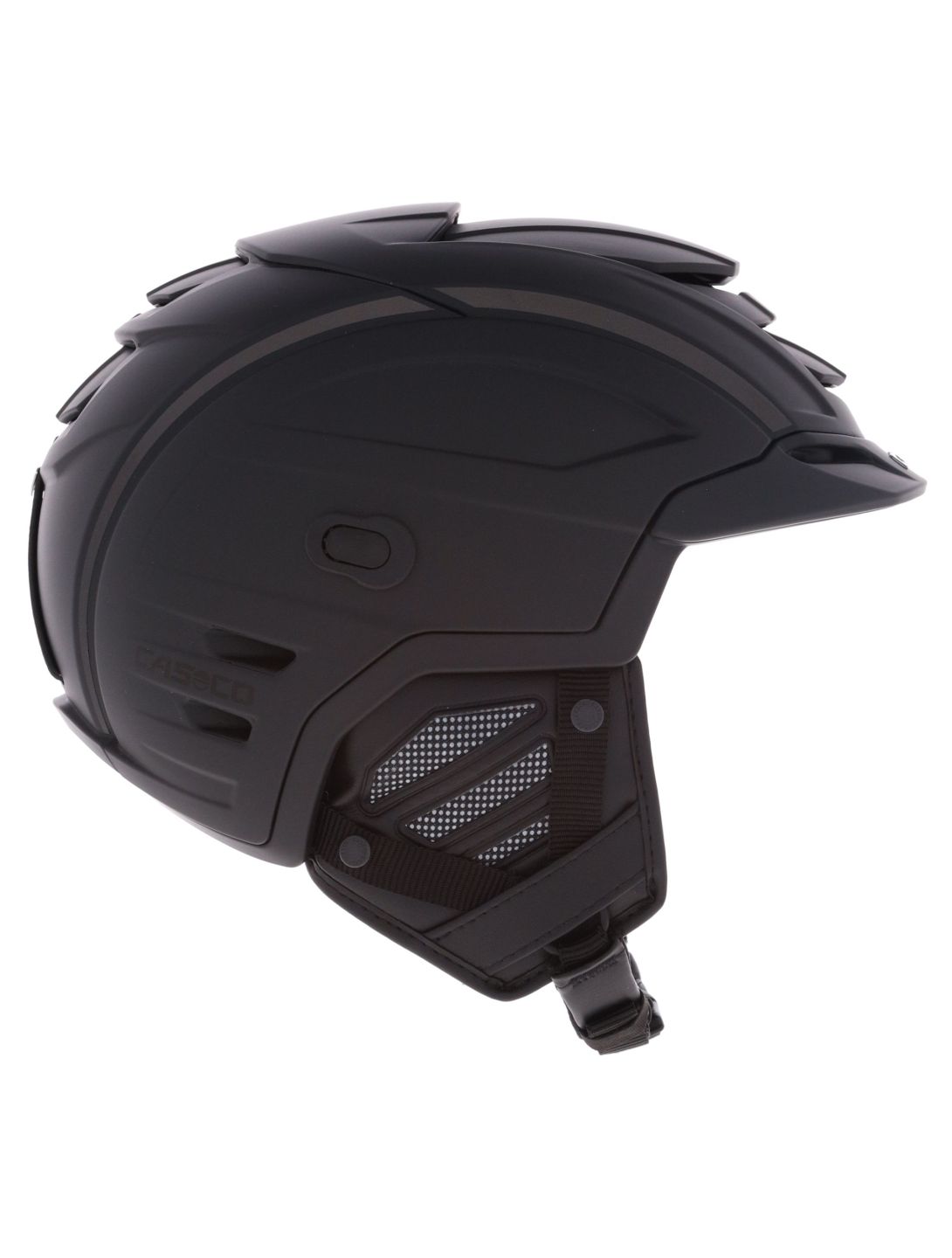 Casco, SP-6 skihelm met vizier unisex Raven Black zwart 