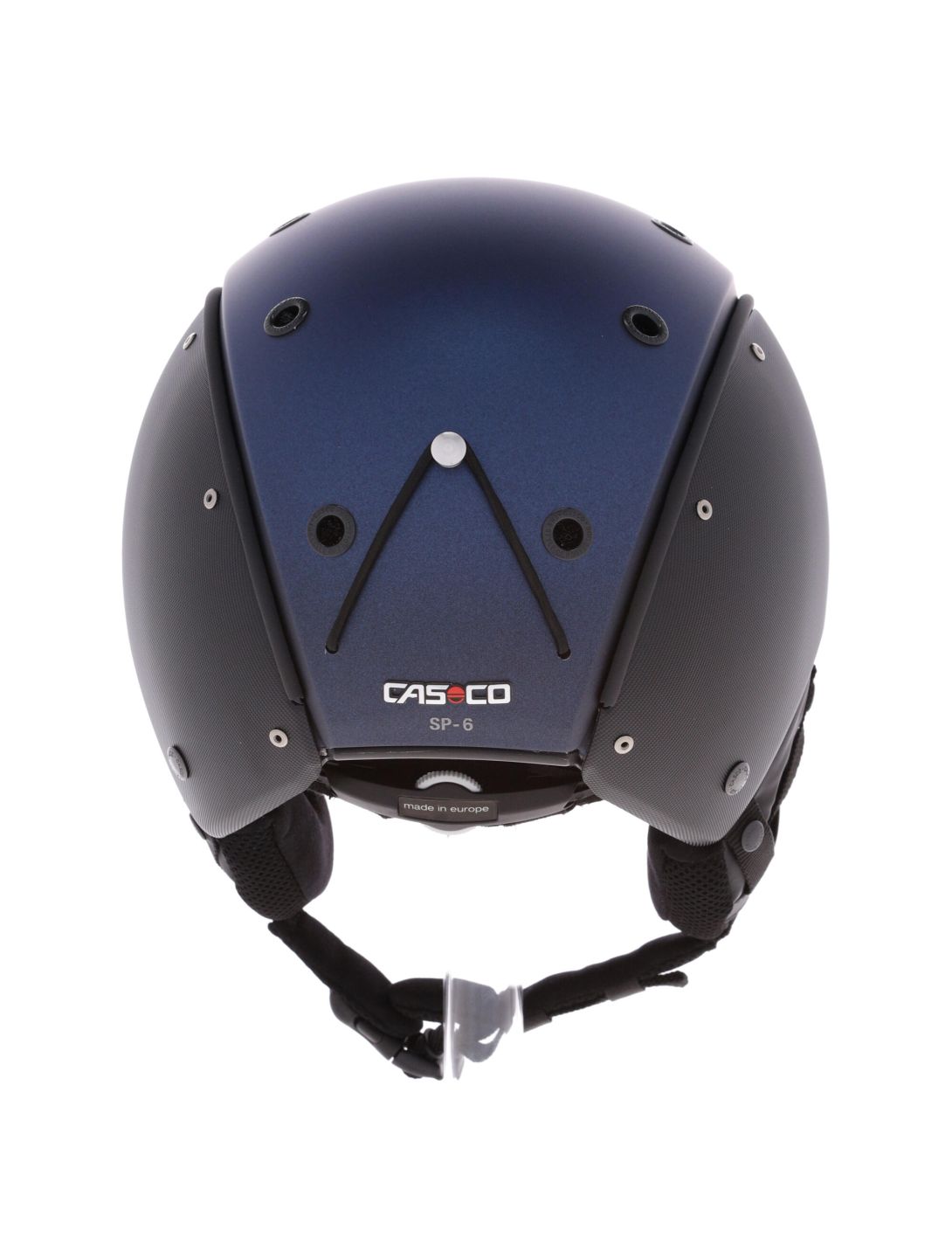 Casco, SP-6 skihelm met vizier unisex Navy-Black Structure blauw, zwart 