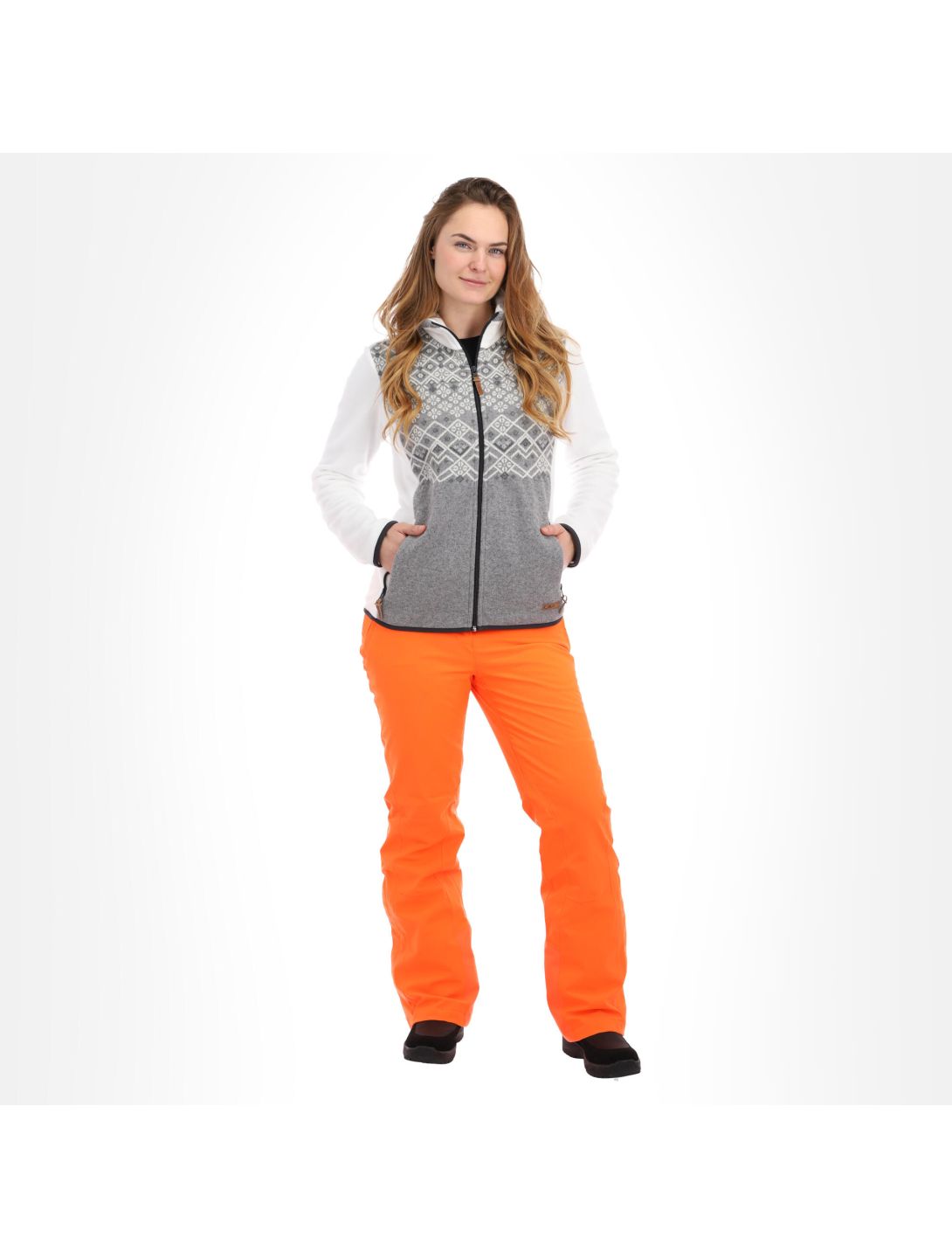 CMP, 30J2516 vest dames antracite Grijs/Wit