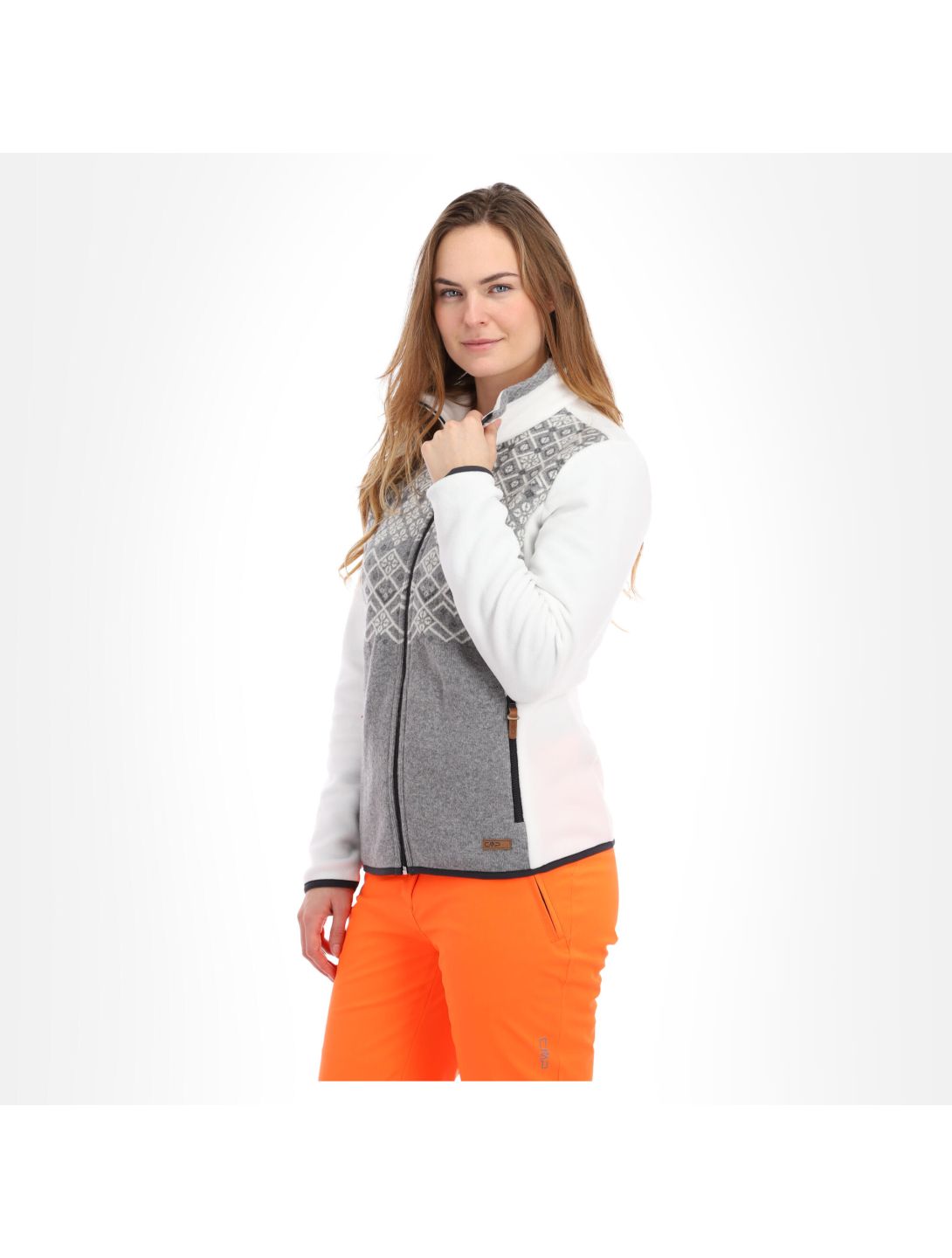 CMP, 30J2516 vest dames antracite Grijs/Wit