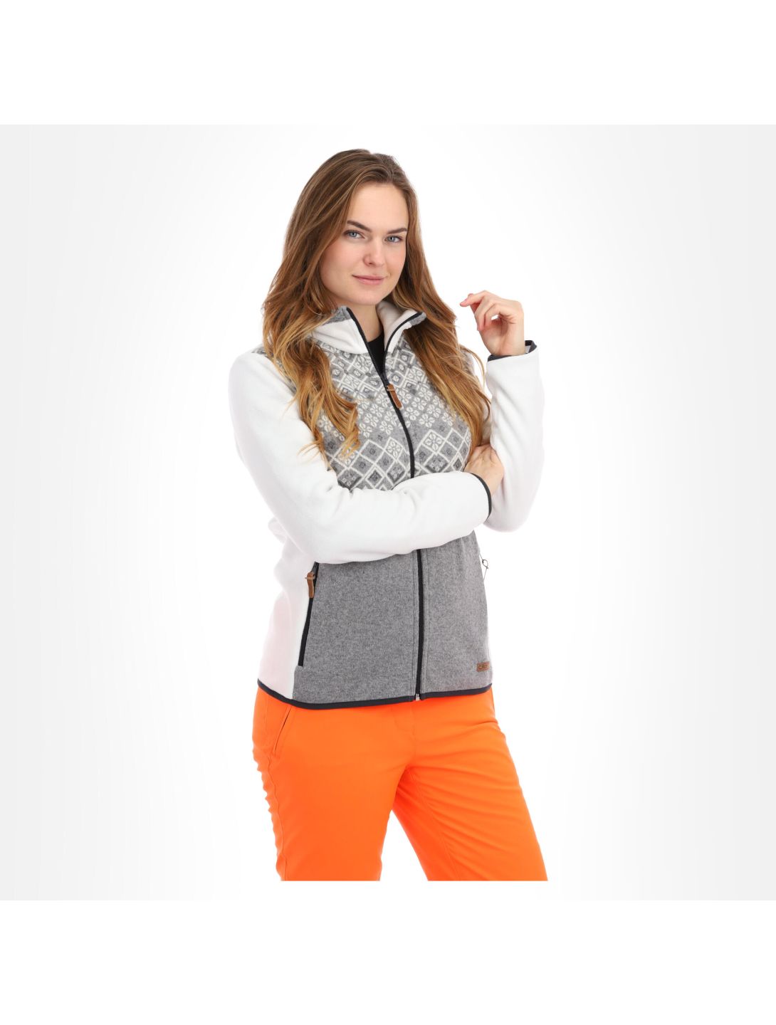 CMP, 30J2516 vest dames antracite Grijs/Wit