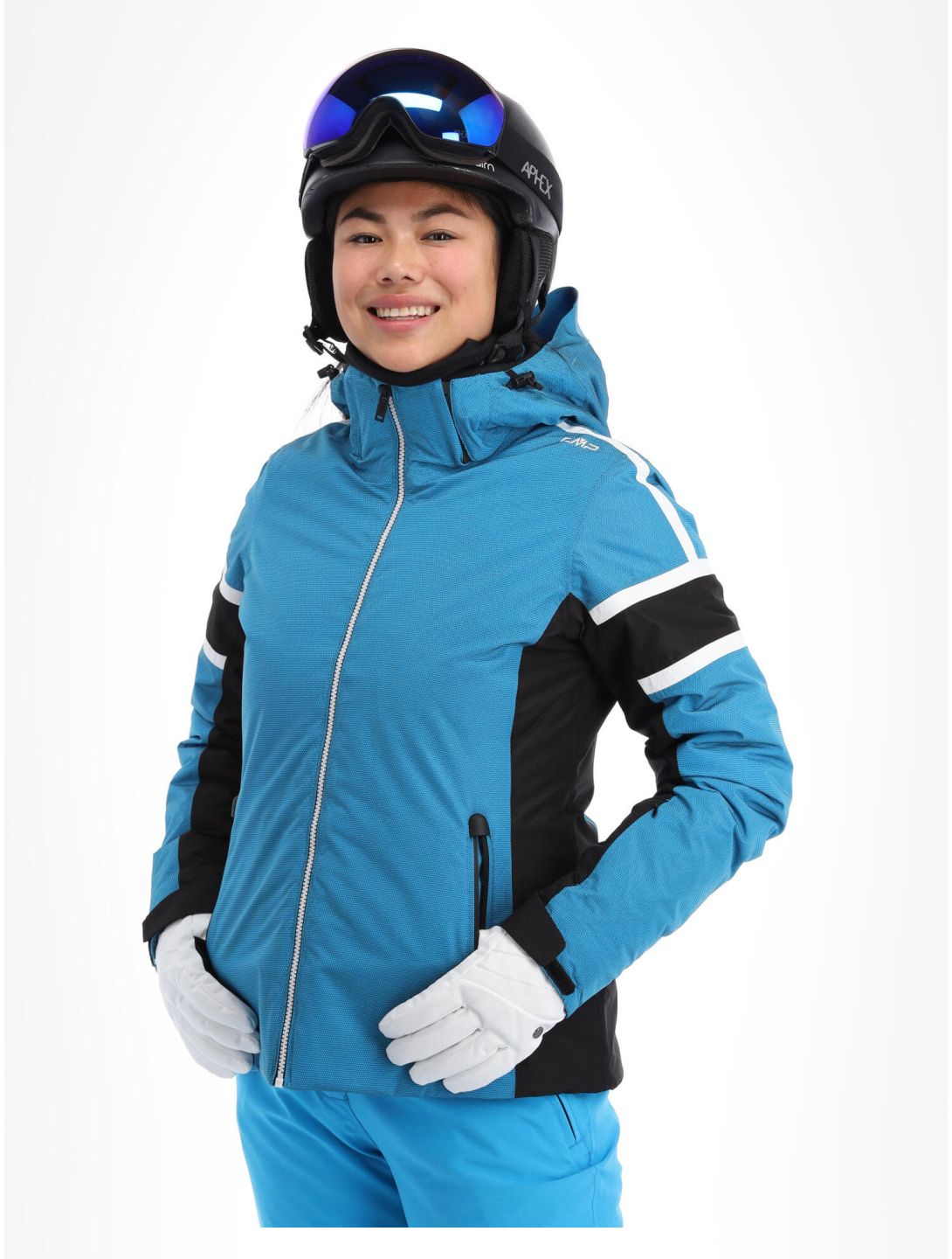 CMP, 31W0056 ski-jas dames turquioise blauw 