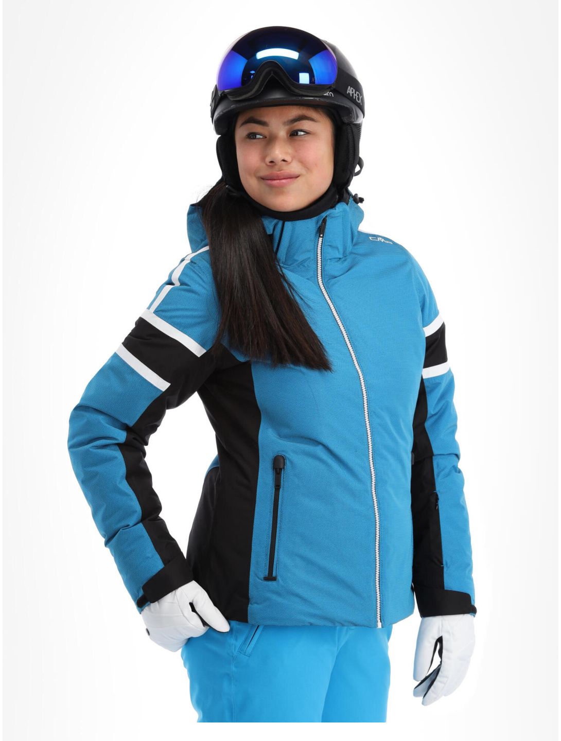 CMP, 31W0056 ski-jas dames turquioise blauw 