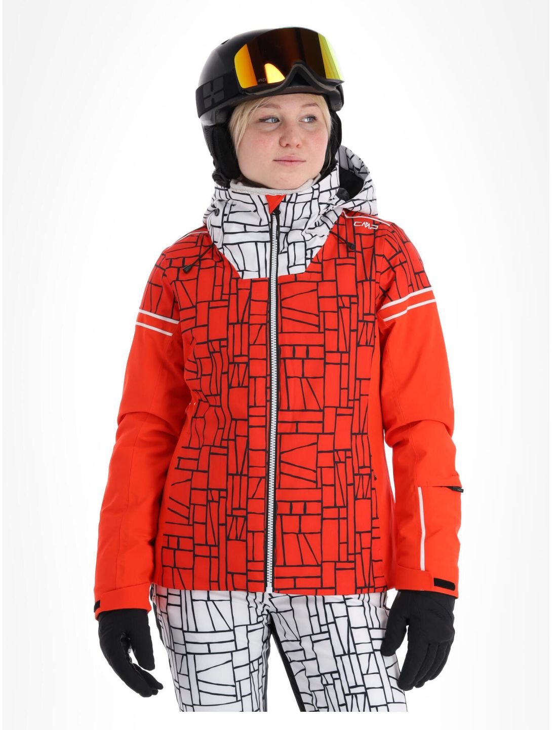 CMP, 31W0076 ski-jas dames grenadine rood 