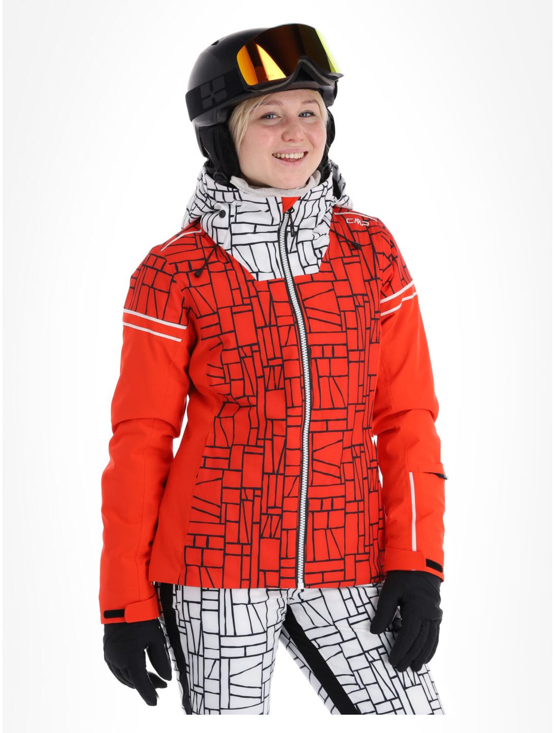 CMP, 31W0076 ski-jas dames grenadine rood 