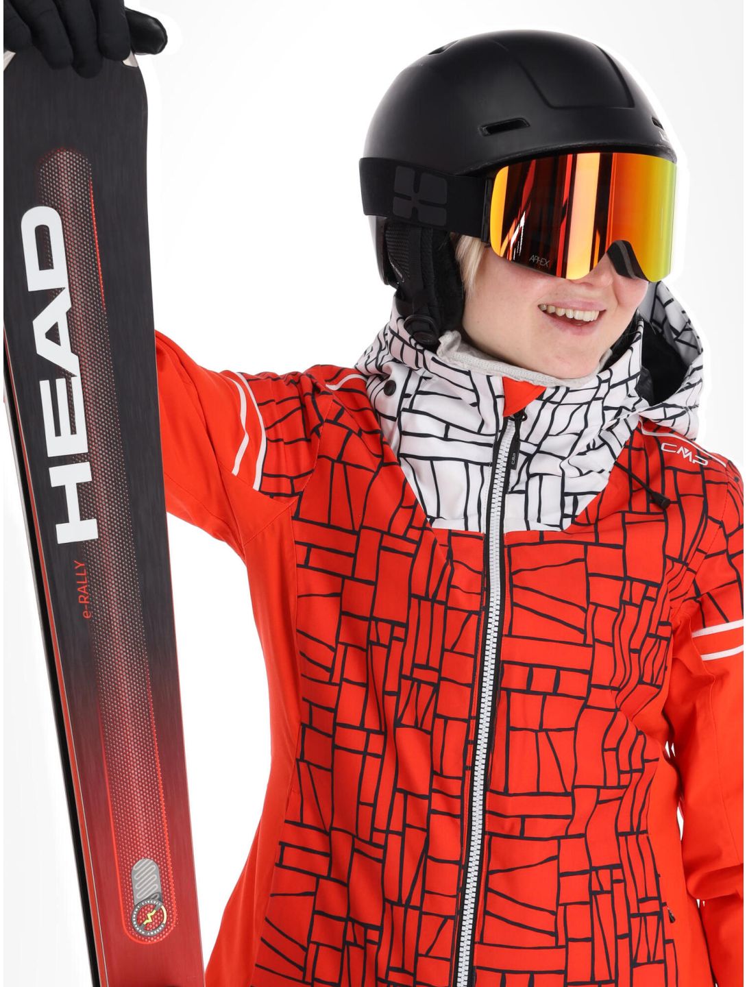 CMP, 31W0076 ski-jas dames grenadine rood 