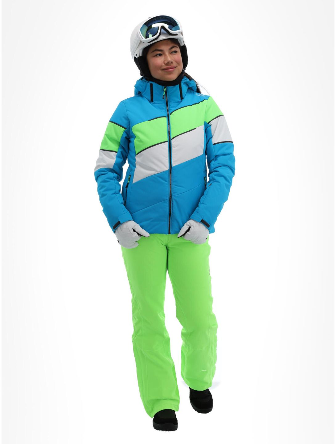 CMP, 32W0236 ski-jas dames turquioise blauw 