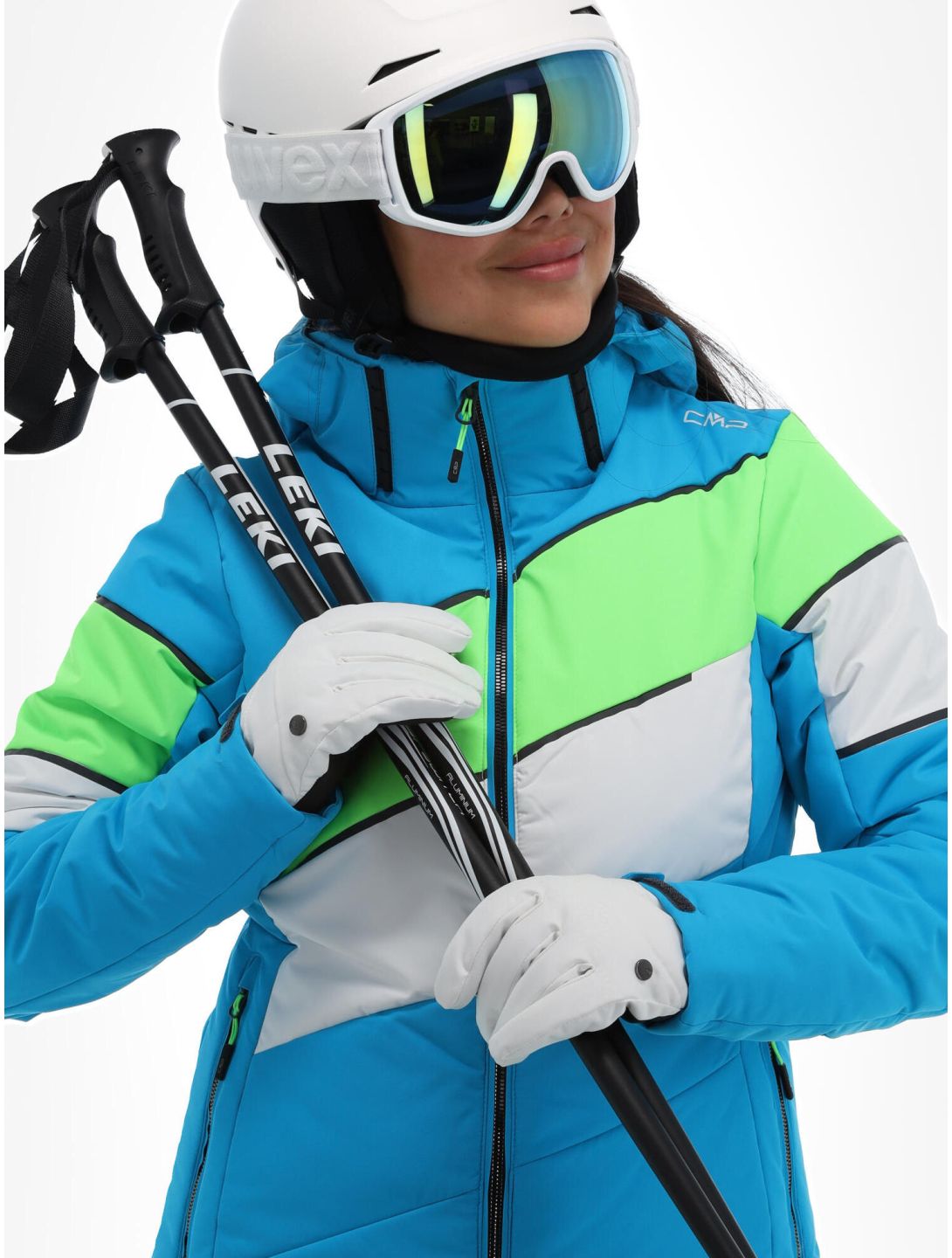 CMP, 32W0236 ski-jas dames turquioise blauw 