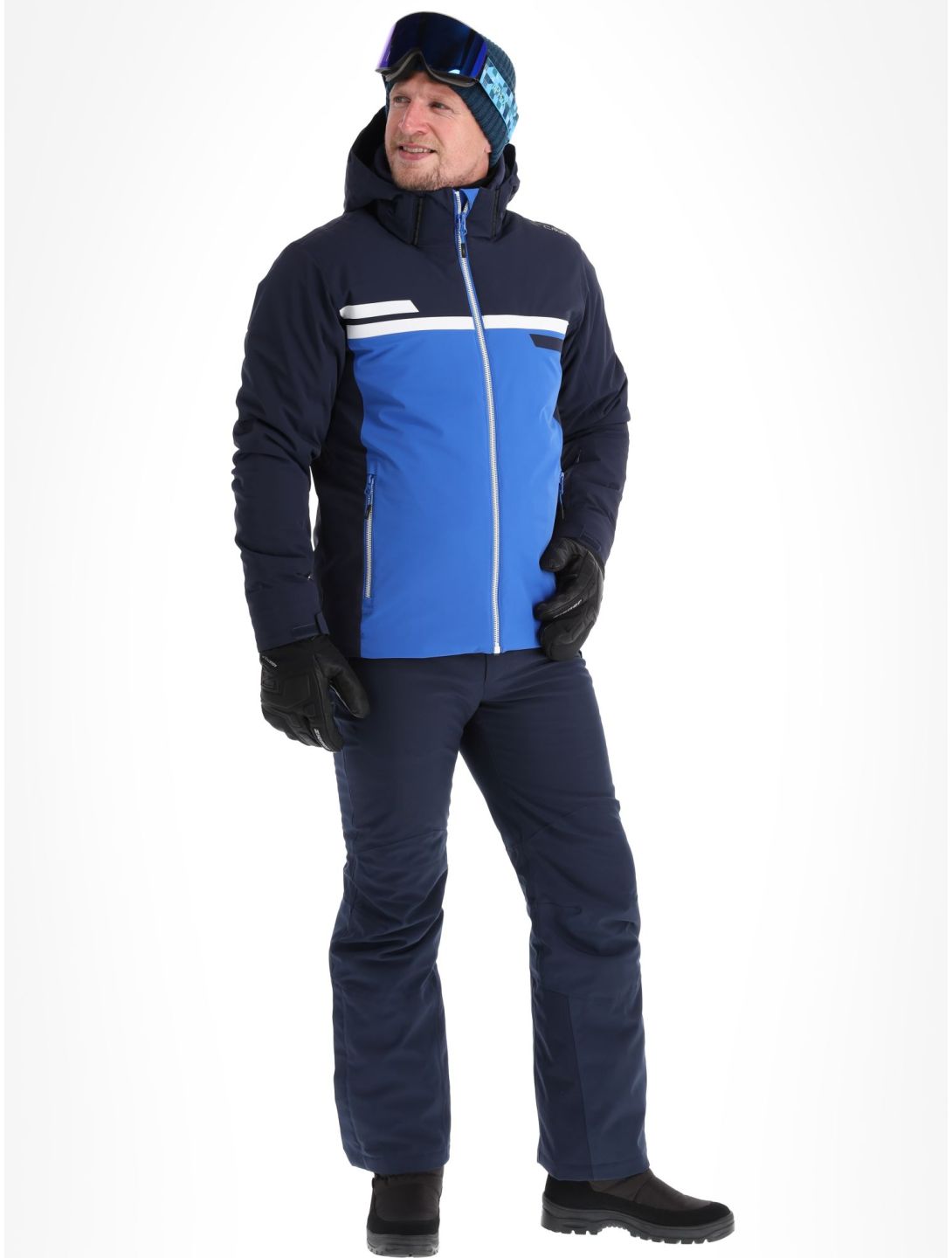 CMP, 33W0747 ski-jas heren Royal blauw, zwart 