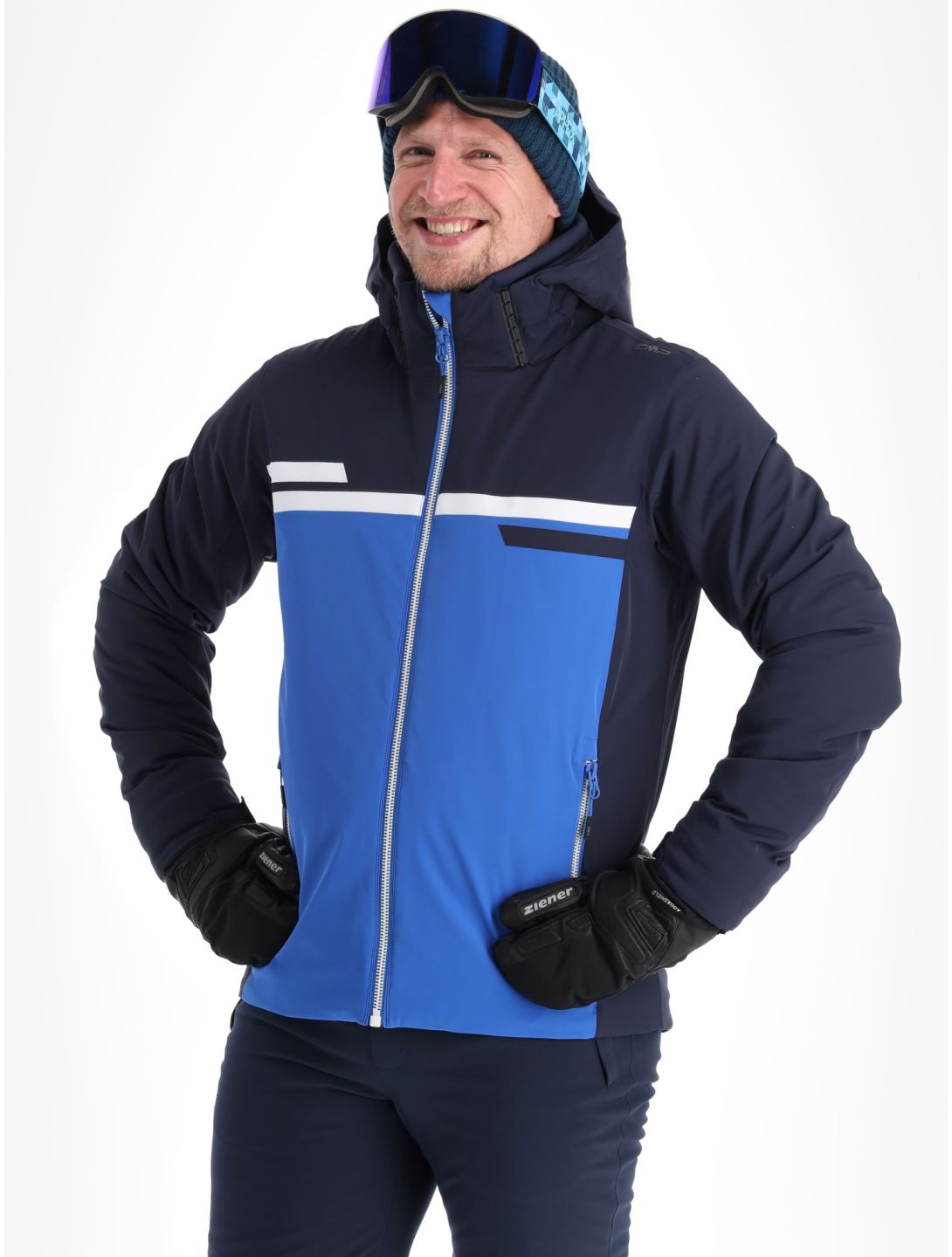 CMP, 33W0747 ski-jas heren Royal blauw, zwart 