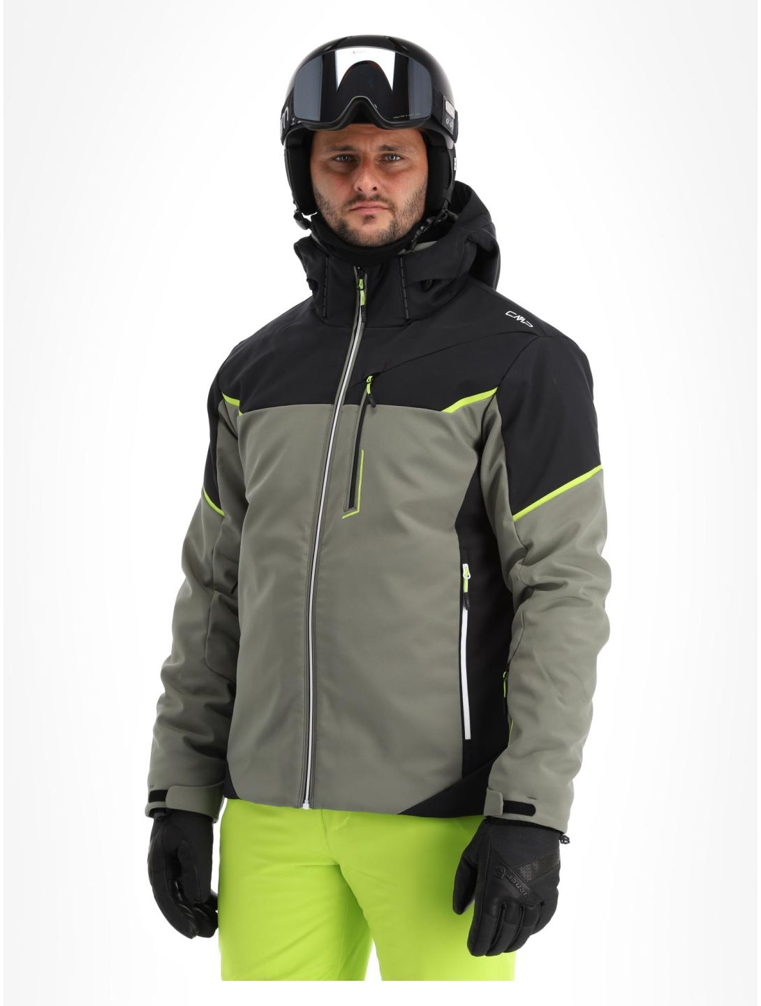 CMP, 33W0897 softshell ski-jas heren Kaki groen 