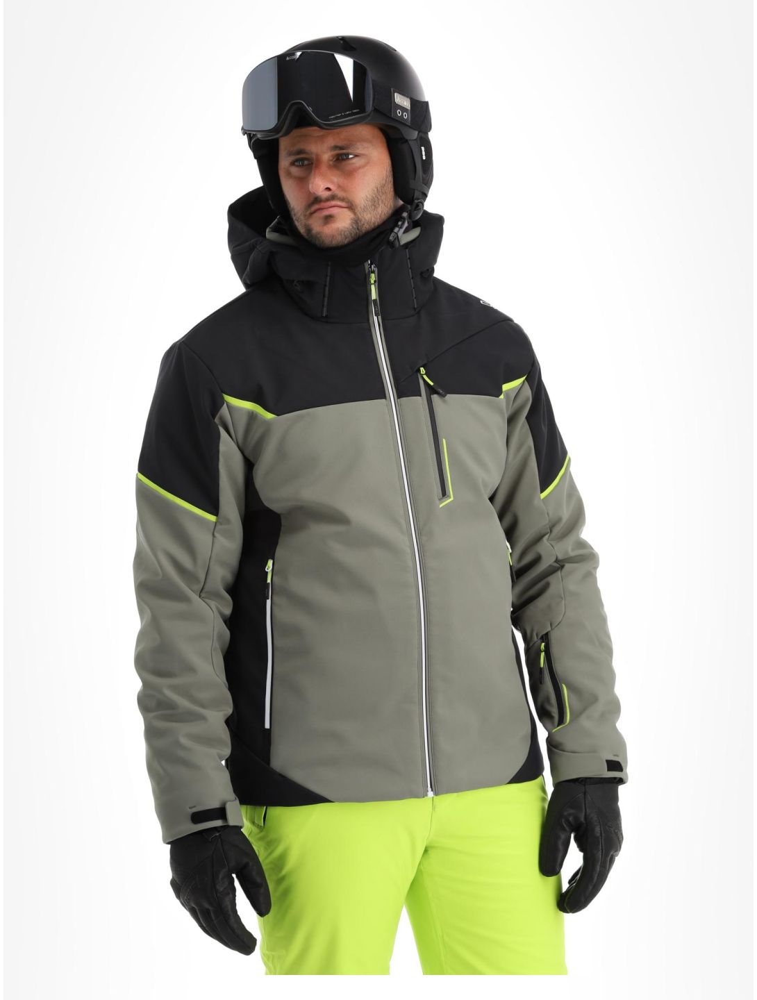 CMP, 33W0897 softshell ski-jas heren Kaki groen 