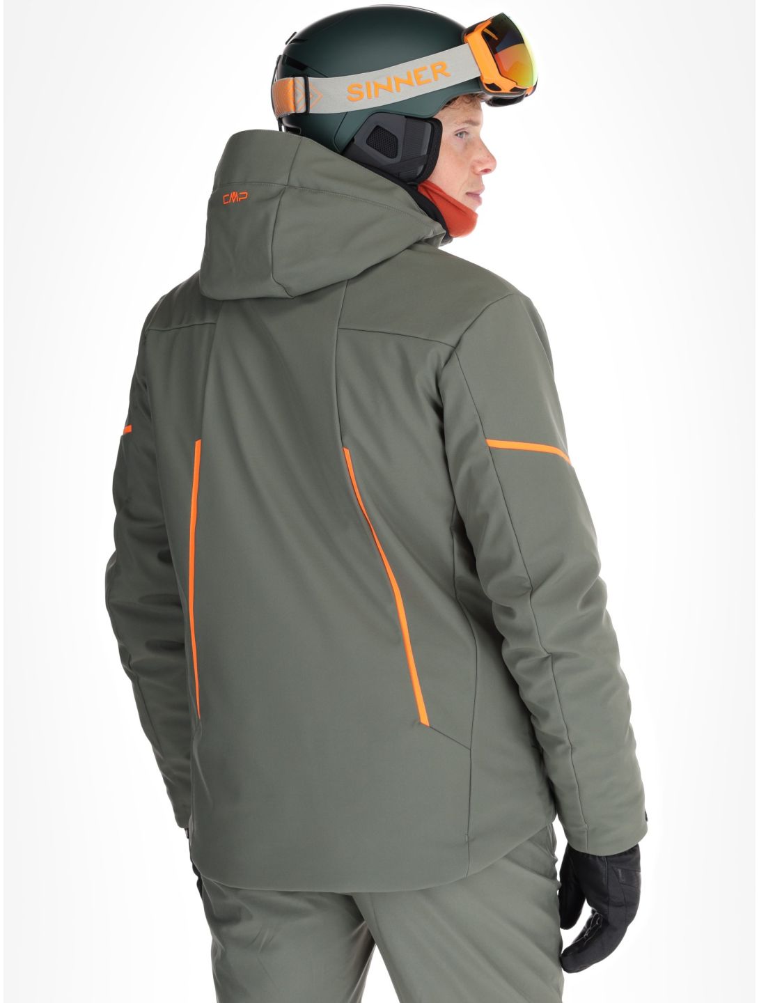 CMP, 33W0897 softshell ski-jas heren Olive groen 