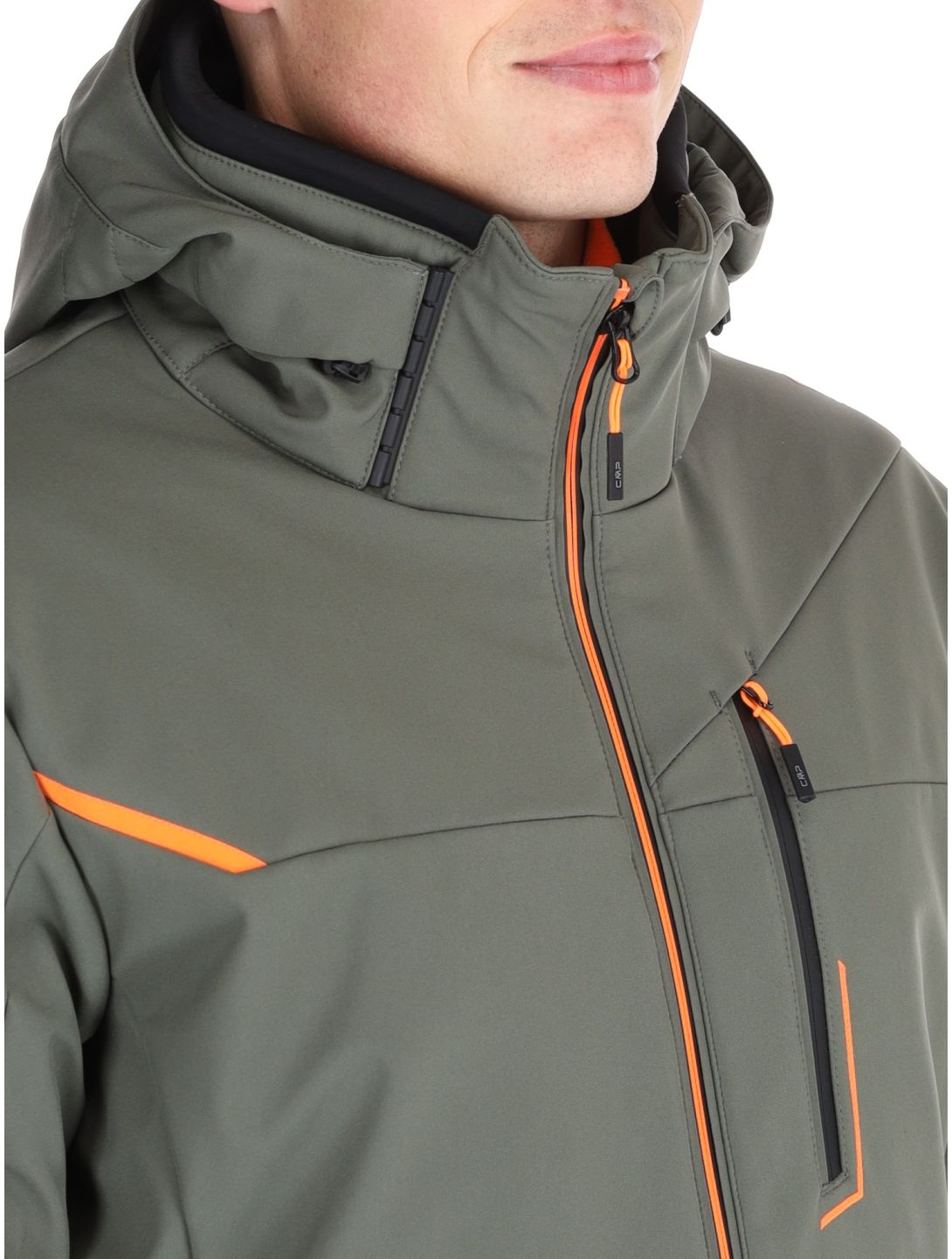 CMP, 33W0897 softshell ski-jas heren Olive groen 