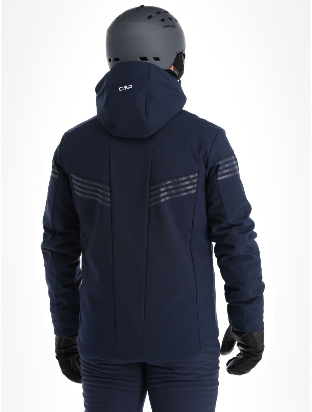 CMP, 33W0967 softshell ski-jas heren Black Blue blauw 