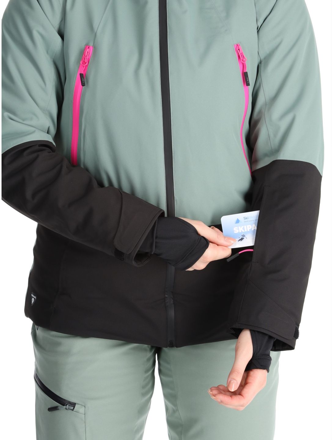 CMP, 34W2506 ski-jas dames Mineral groen 