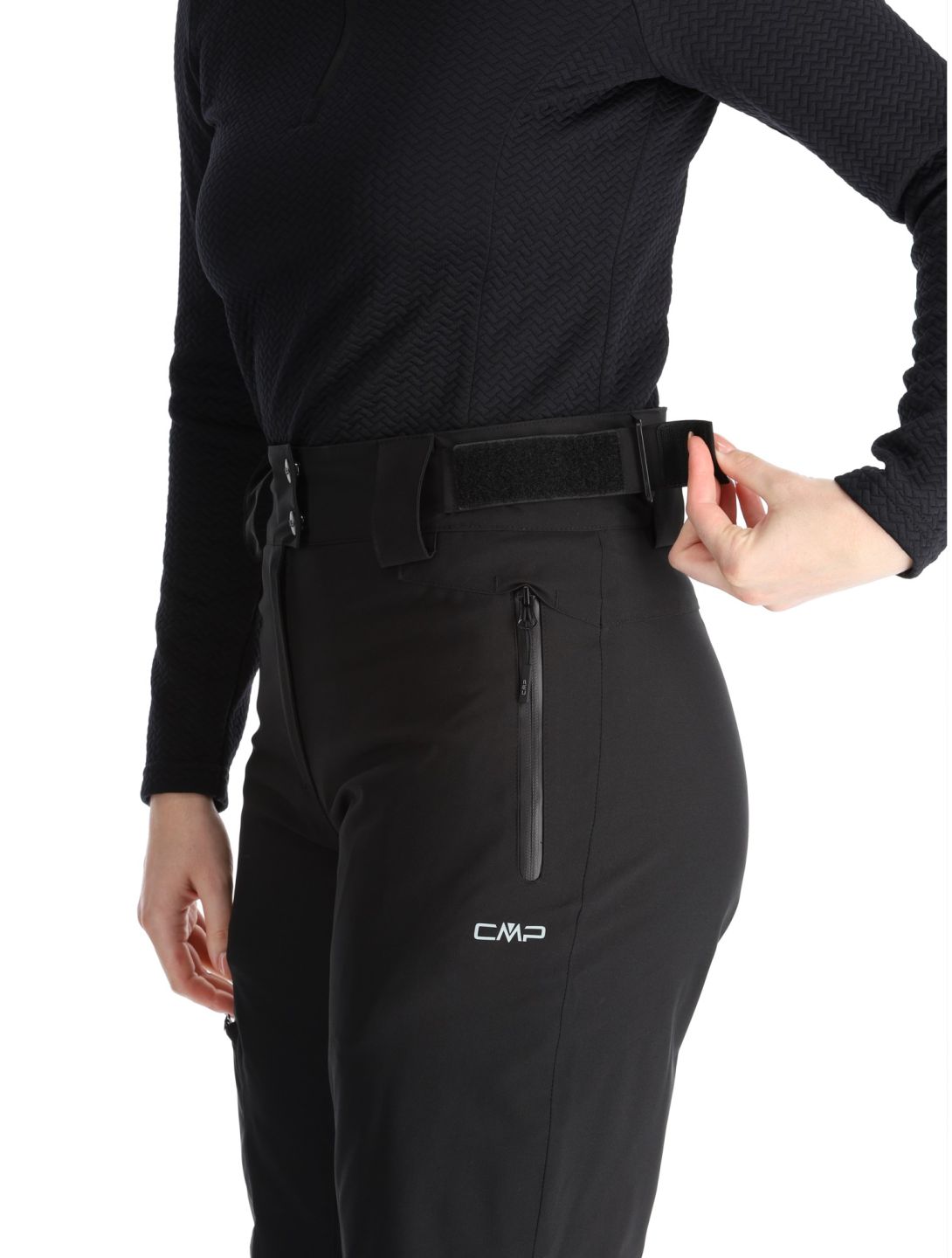 CMP, 34W3946 skibroek dames Black zwart 