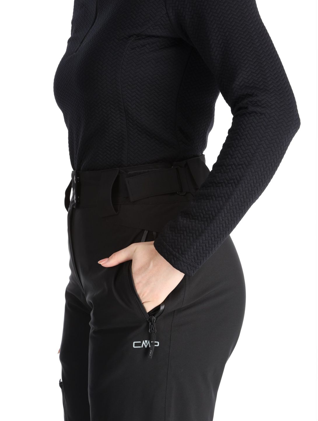 CMP, 34W3946 skibroek dames Black zwart 