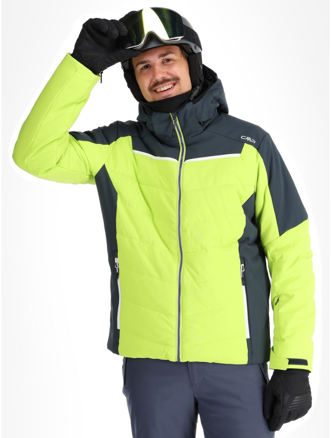 CMP, 34W4357 ski-jas heren Acid groen 